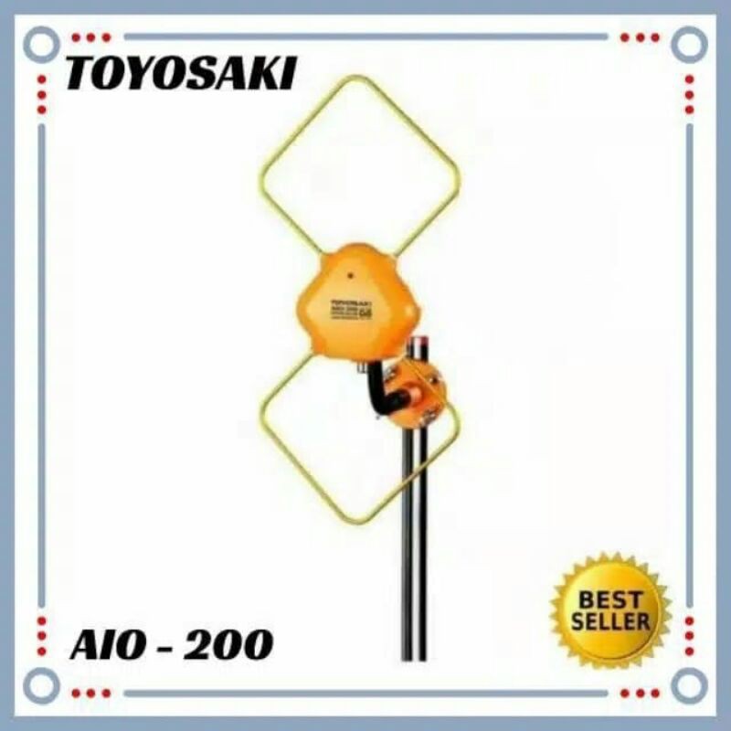 Antena LED, LCD, Plasma TV Digital Diluar / Outdoor / Indoor / Dalam Toyosaki AIO 200