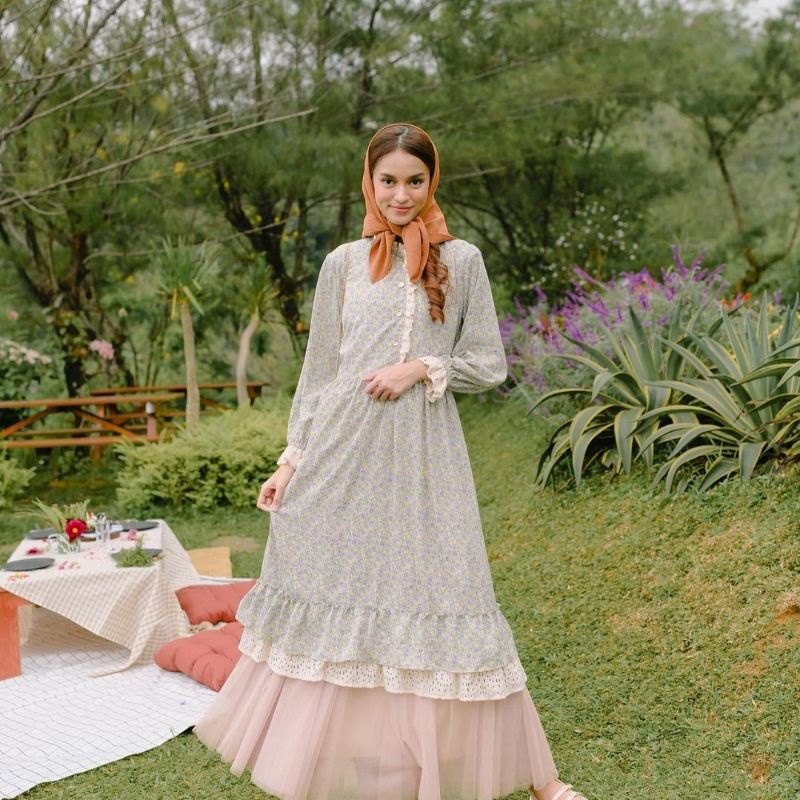 HAIDEEORLIN MIDI RAYA DRESS (ZASKIYA)