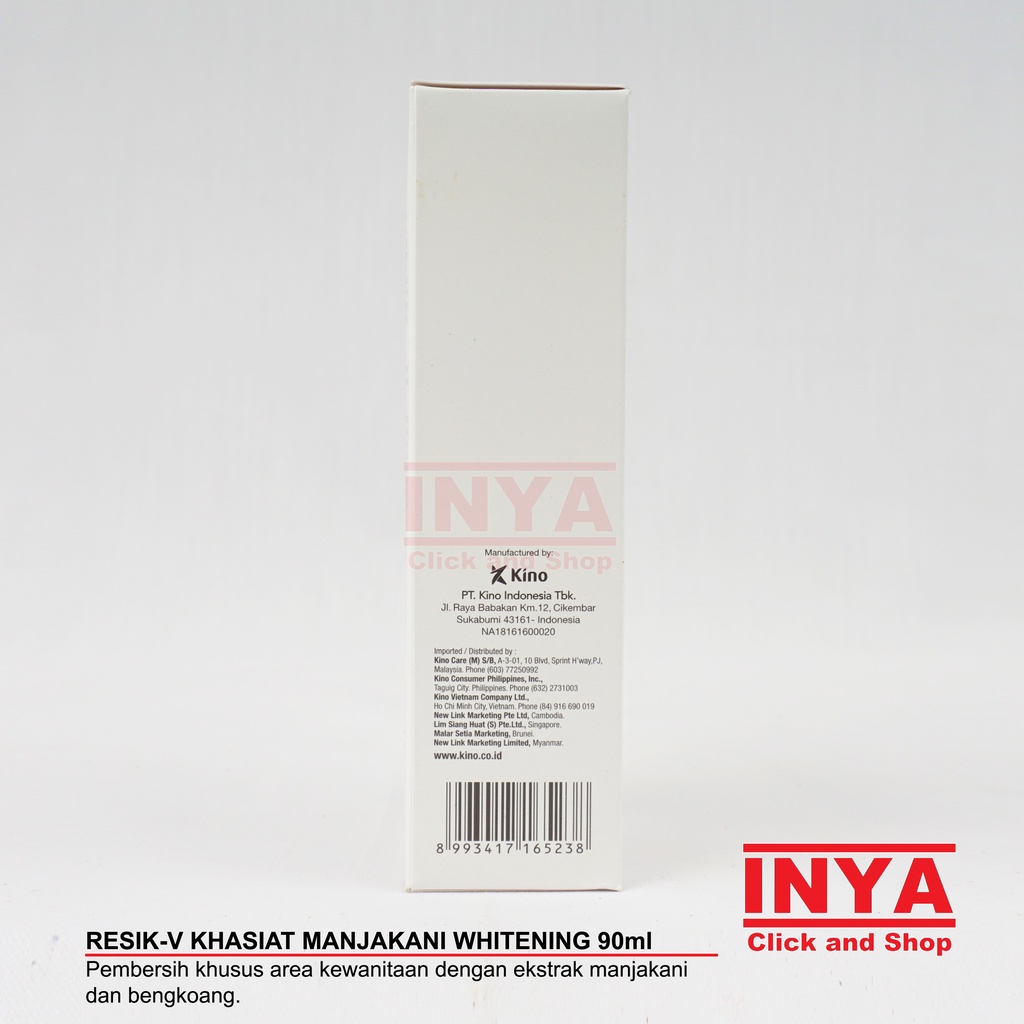 RESIK V KHASIAT MANJAKANI WHITENING 90ml - Feminine Hygiene