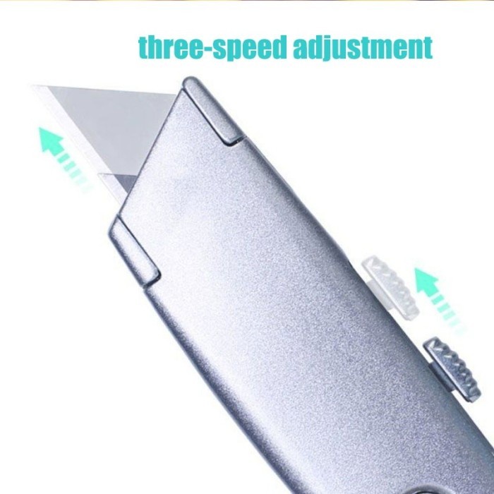 

Lucu Deli Utility Knife / Cutter Aluminium Sk5 Auto-Lock Perkakas Dl4260 Gilaa!!!
