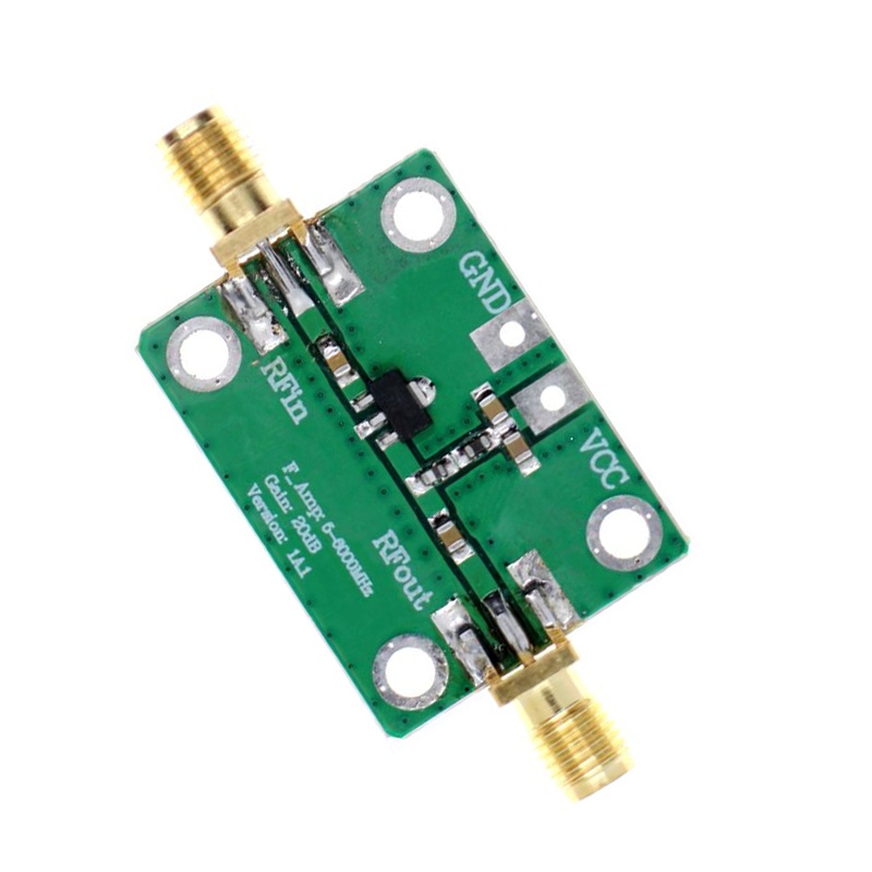 Btsg 1-1000MHz Broadband 20dB High Gains LNA Modul RF Amplifier Kebisingan Rendah Ham Radio