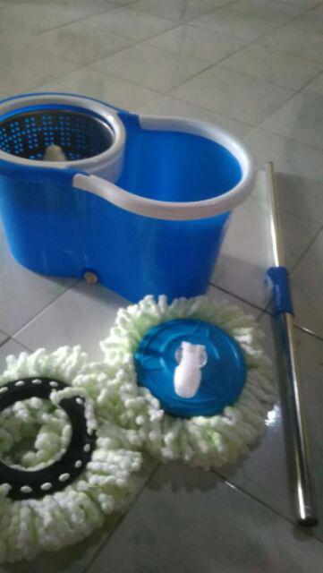 ((ready Tri J)) Wonder Mop Tanpa Roda - Alat Pel Otomatis Tanpa Peras