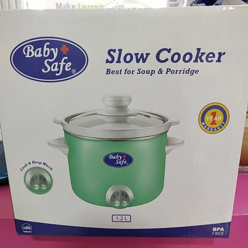 Baby safe Slow cooker  1,2L