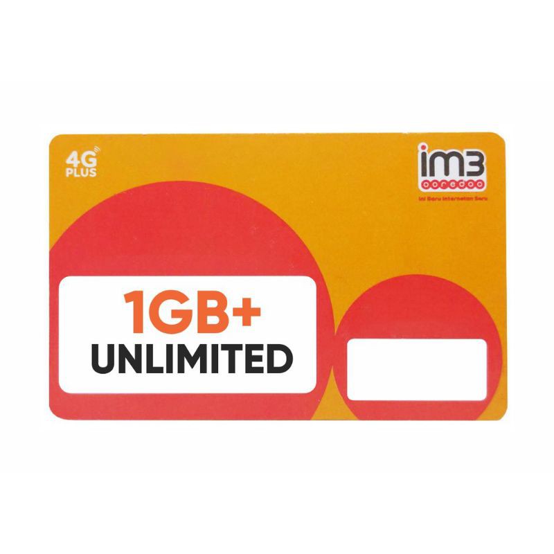 Voucher Indosat 1gb unlimited