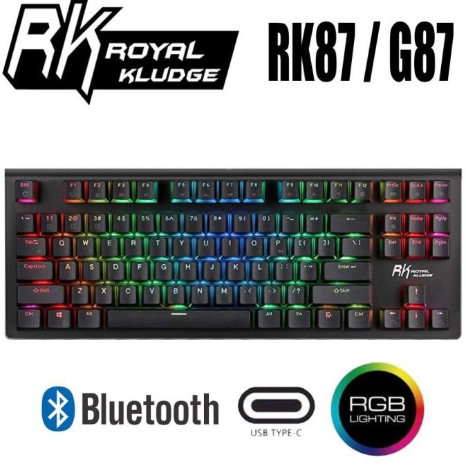 Royal Kludge Rk87 / G87 Tkl Rgb Wireless Mechanical Keyboard Kekostore51