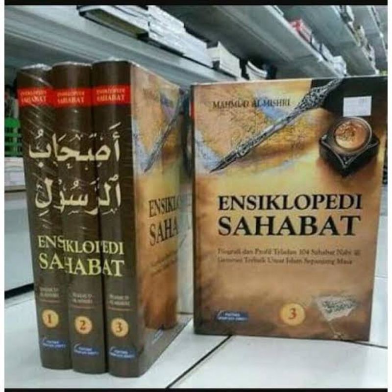 Buku Islam Ensiklopedi Sahabat Sejarah Para Sahabat Nabi 3 jilid Set Lengkap