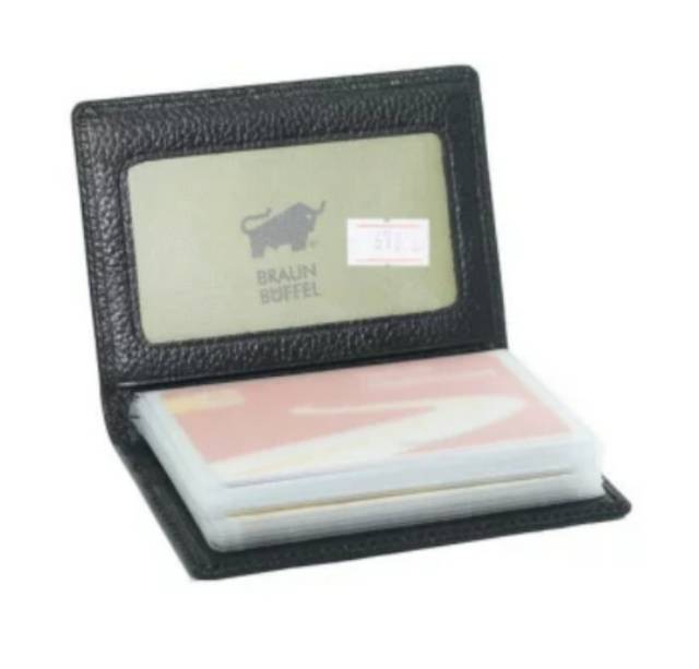 Dompet Kartu 18 in 1 Card Holder + slot uang kulit sintetis dompet kartu kredit elegan