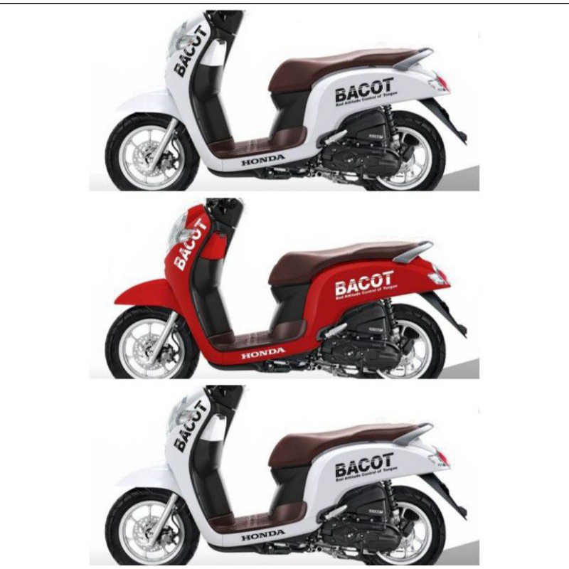 STIKER BODY BACOT SCOOPY