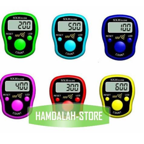 Bahan Berkualitas Tasbih Digital LED Alarm / Tally Counter Digital / Alat Dzikir Digital (zikir)/ Ta