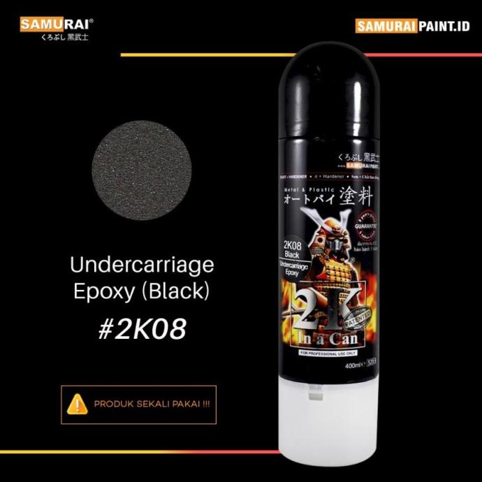 (Epoxy Hitam Kolong) 2K08 - Samurai Paint Cat Semprot/Pilox