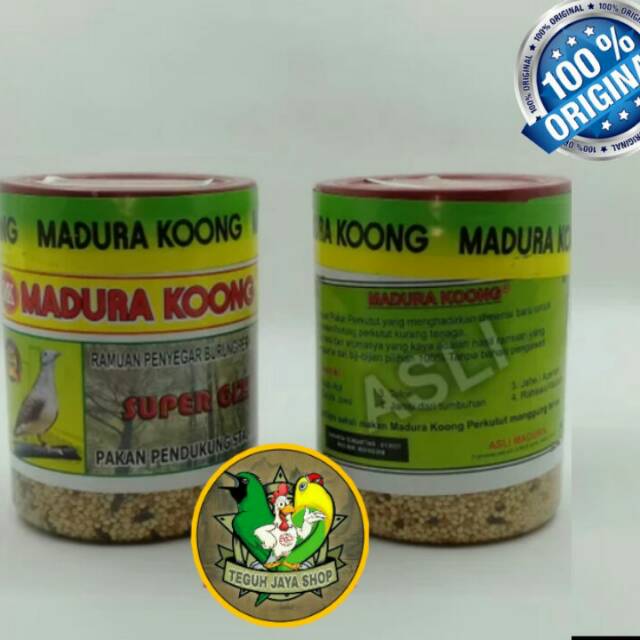 Madura Koong Pakan Burung Perkutut