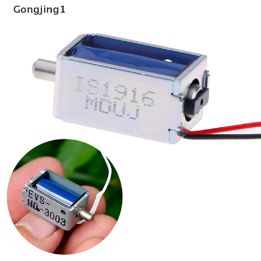 Gongjing1 Katup solenoid Elektrik Dc 3v Untuk Kontrol Aliran Udara gas