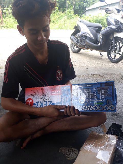 Tap And Die Set 40pcs Tap Senai Merek Random