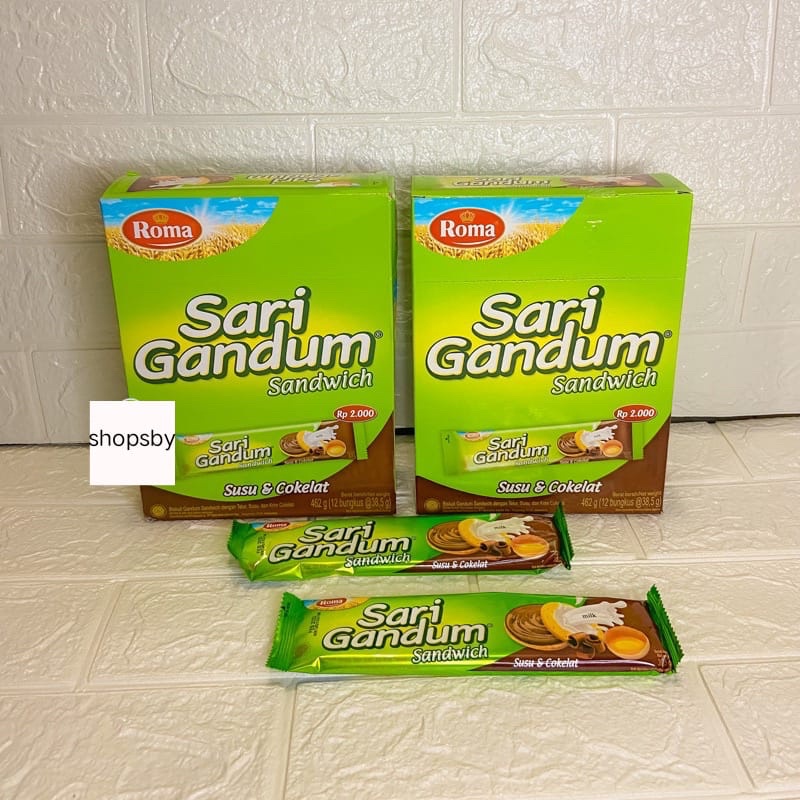 

SARI GANDUM SANDWICH TERMURAH (1Box/12pcs)