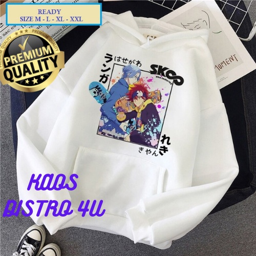 Pullover Hoodie Anime Manga Sk8 The Infinity Reki Cherry Adam Miya Skateboard