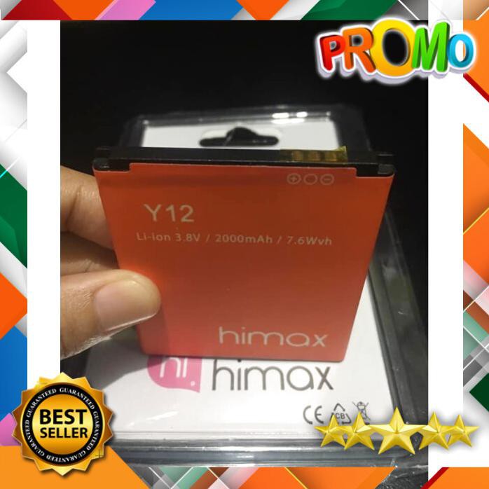 BATERAI HIMAX M2 HIMAX Y12 2000MAH ORIGINAL OEM
