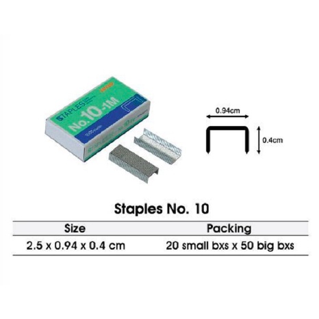 isi staples Joyko no.10 - 1m