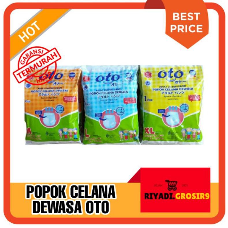 Jual Oto Popok Celana Dewasa Adult Diapers Lansia Sachet Satuan M L