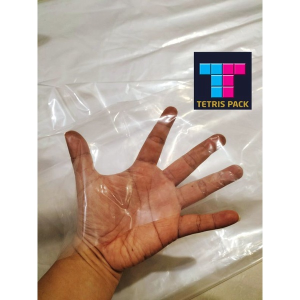 plastik bening  lebar 1 meter  10 kg