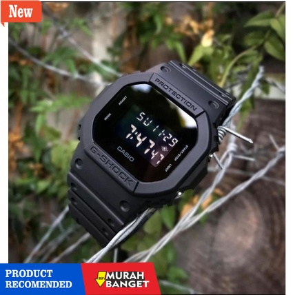 Jam digital pria terbaik- Jam Tangan Pria Casio G-Shock Sporty DW 5600 Black FREE BOX & BATERAI