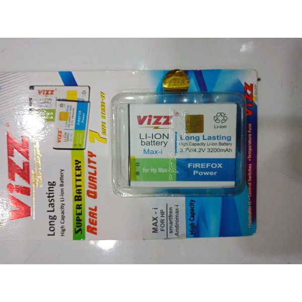 Battery Baterai Vizz Andromax i Original Double Power