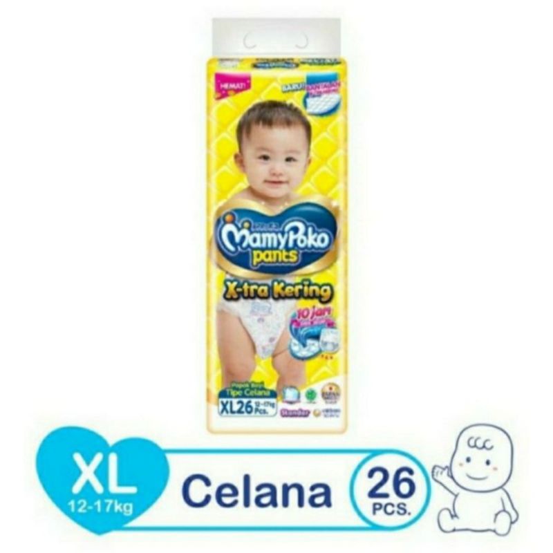 Mamy Poko Pants/Celana M 34, L 30, XL 26, XXL 24