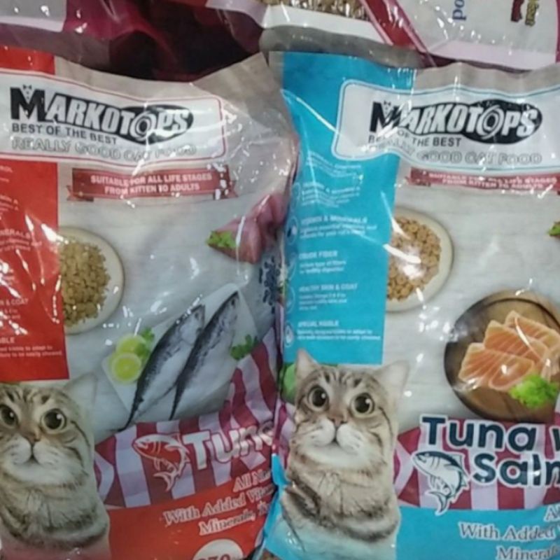 GRAB ( PAKET 10KG ) - Makanan Kucing Markotops Repacking / Markotop Cat Food