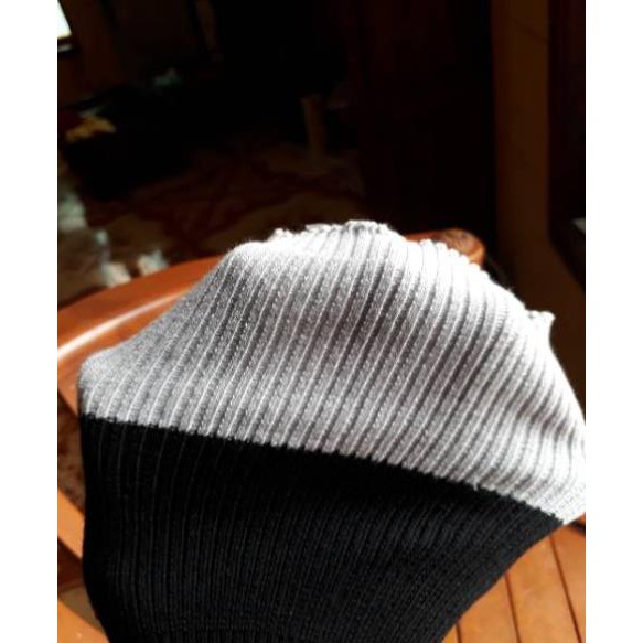 Inner bandana rajut 2 warna | ciput bandana rajut 2 warna | bandana two tone ciput
