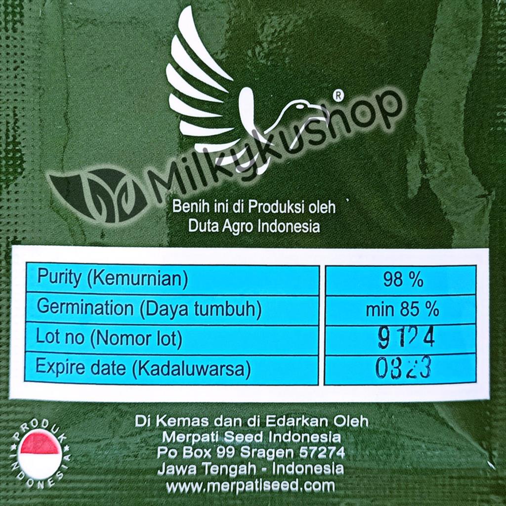 BENIH MERPATI SEED ELIN KENIKIR UNGGUL 2 GRAM KEMASAN PABRIK