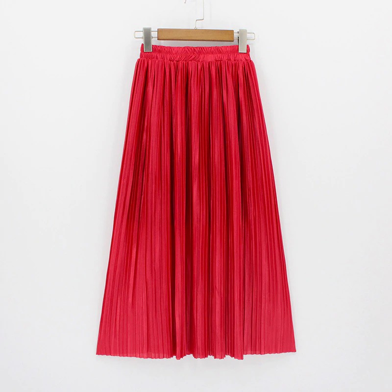 high waist long skirt