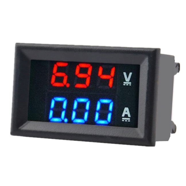 Alat Pengukur Listrik Voltmeter Ammeter LED