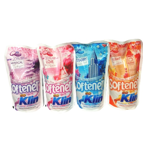 SOKLIN SOFTENER 20% MORE PARFUME 900ML/centraltrenggalek