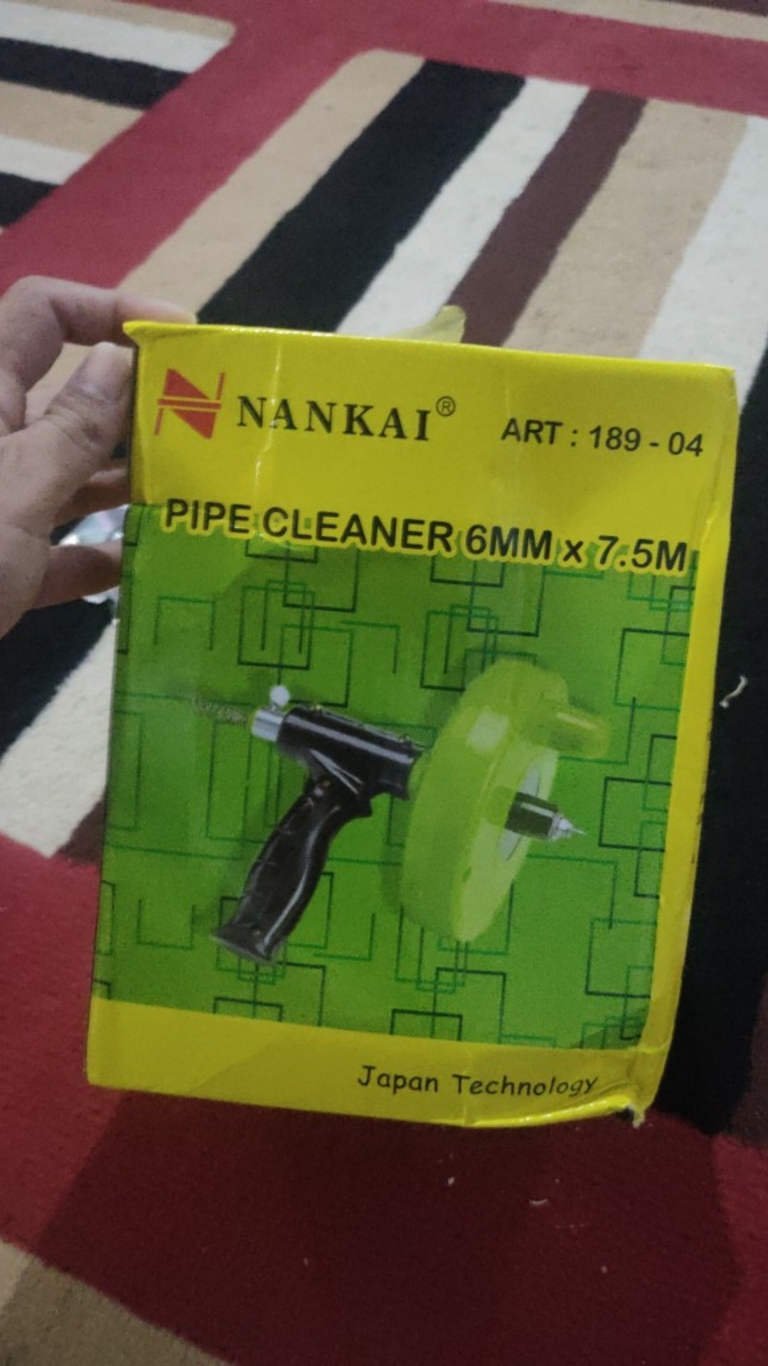 Pipe Cleaner Alat Pembersih Pipa Panjang 7,5m Kawat Anti Sumbat 7.5 Meter Saluran Buntu 7.5m Nankai