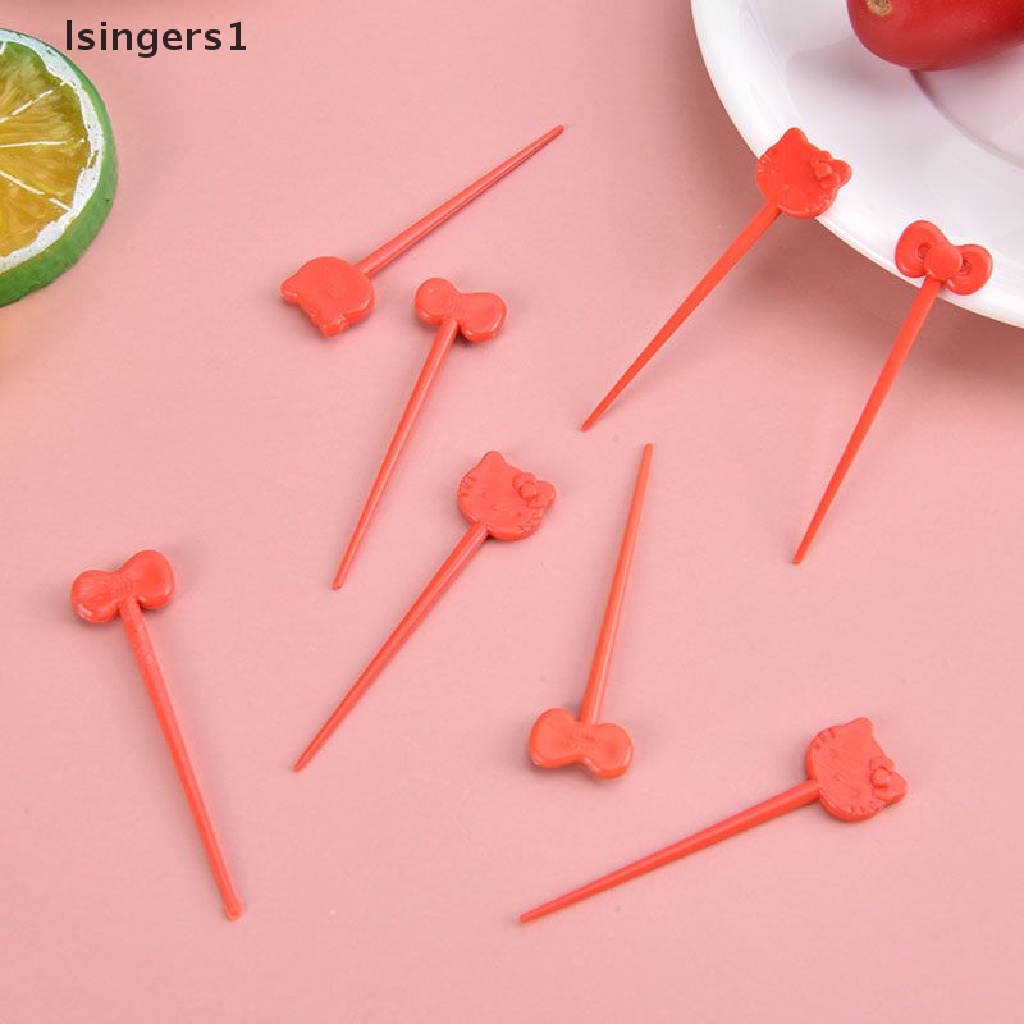 (lsingers1) Garpu Buah / Snack / Kue / Dessert Desain Kartun Untuk Dekorasi