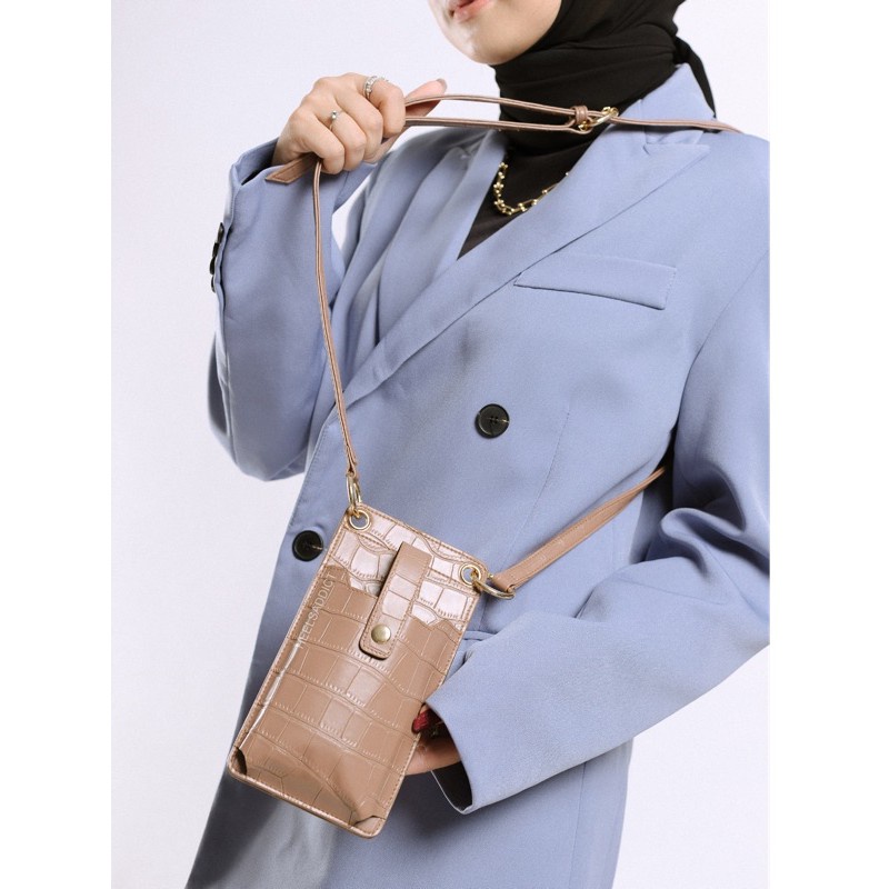 Sling Bag Handphone Wanita -Tas HP Wanita - Alice Croco bag Tas Handphone wanita Termurah Terbaru Lucu Elegan