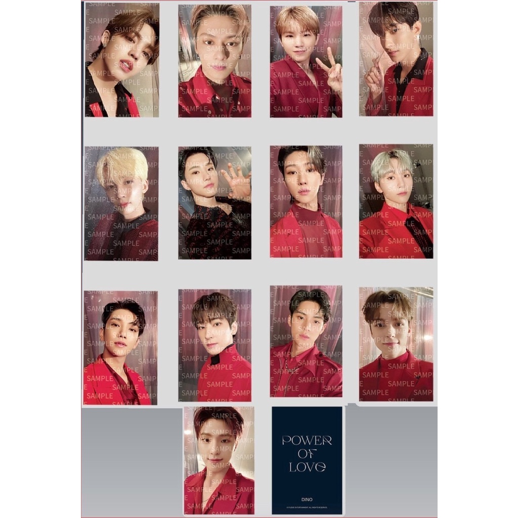 [READY STOCK] PHOTOCARD FLEECE ANORAK POWER OF LOVE SEVENTEEN