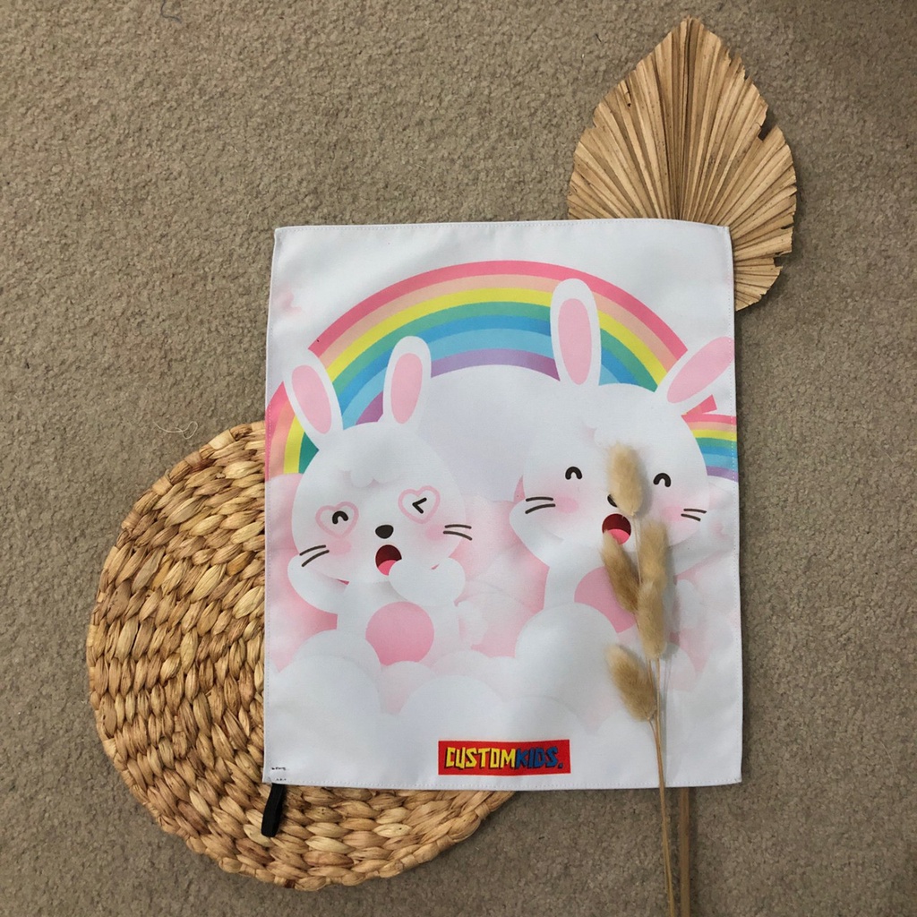 READY STOCK | Sajadah Muka Travelling Anak Printing Anti Air-5