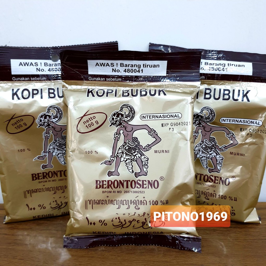 

Kopi Bubuk BERONTOSENO 100gr Khas Kediri