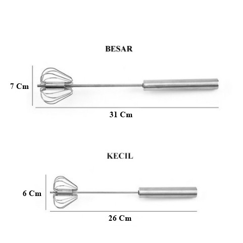 LDS SS02 BETTER BEATER / HAND MIXER MANUAL / ALAT PENGOCOK TELUR MANUAL STAINLESS STEEL SERBAGUNA