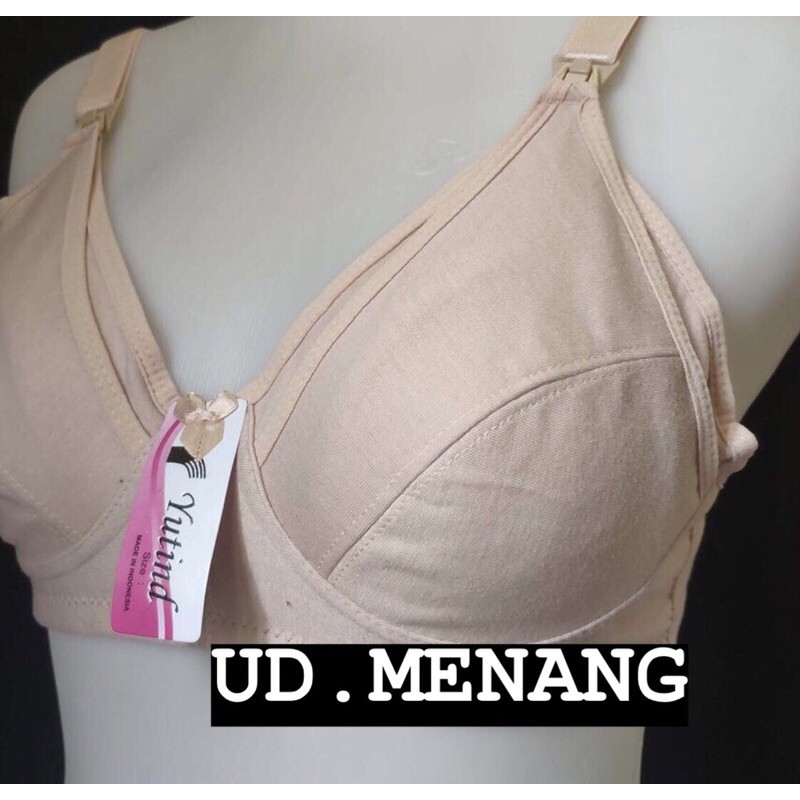 BH/Bra Menyusui F008 Yutind | BH Yutind | Bra Ibu Menyusui | BH Murah | Bra Murah (Warna Krem) ECER