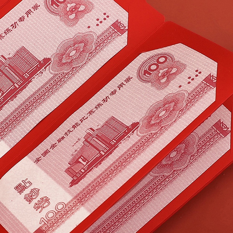 Amplop Angpao Lipat Warna Merah Untuk Dekorasi Tahun Baru Imlek / Pernikahan