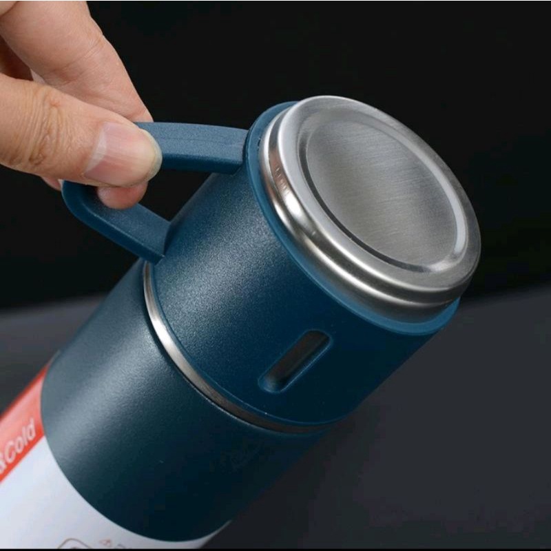 ⭐⭐⭐⭐⭐ Botol Minum Termos+Gelas 3 / 500 ml Vacuum Cup Stainless