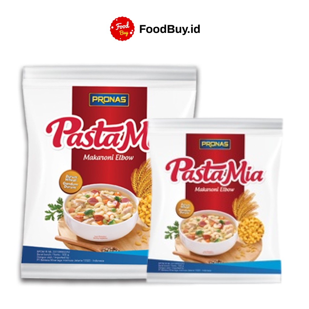 

Pronas Pasta Mia Macaroni Elbow 500 / 200 gr