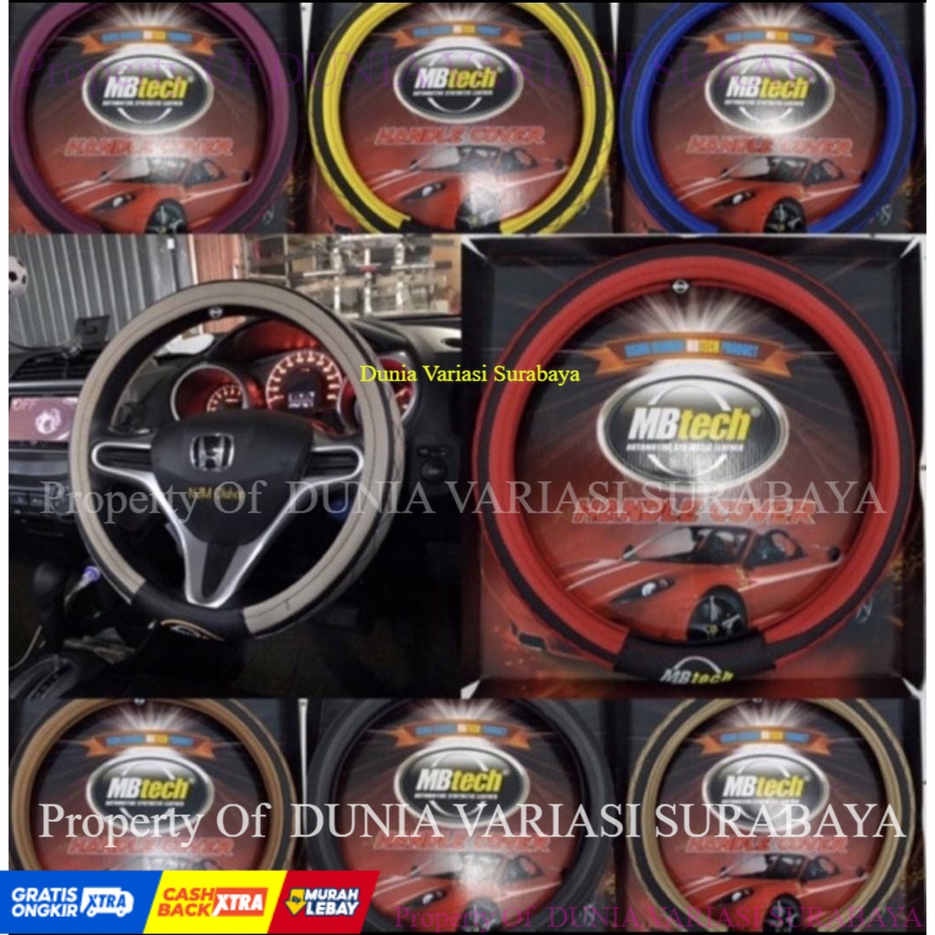 Cover Sarung Setir Mobil Toyota AVANZA Stir MBTech Bordir MBTECH - DuniaVariasi