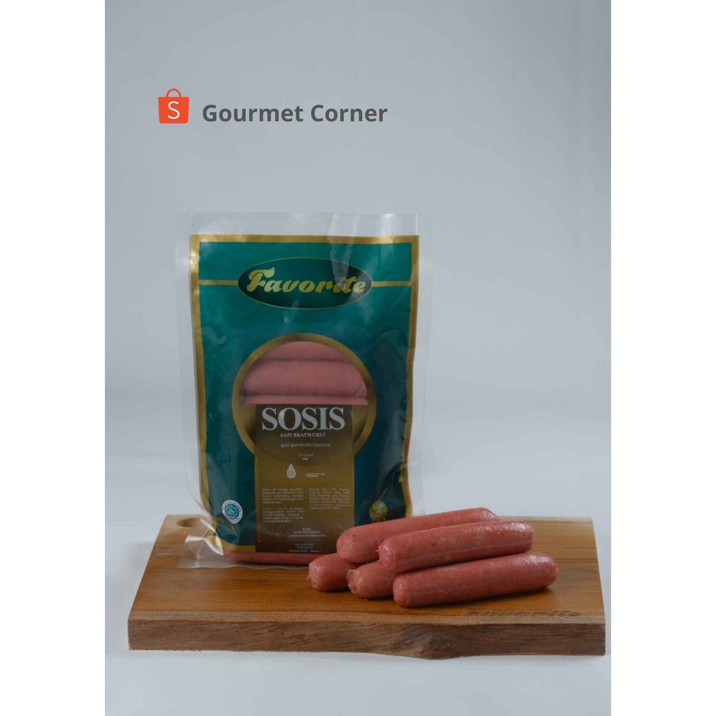 

BEEF BOCKWURST PREMIUM SAUSAGE [SOSIS SAPI BOCKWURST] by Favorite