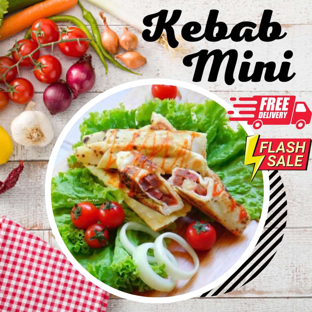 

Kebab mini full daging beef