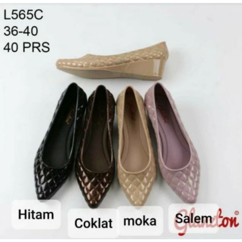 Wedges Shoes 5 cm Model Pinel Glanzton 565