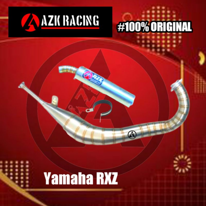Knalpot RXZ full stainless - knalpot racing YAMAHA RXZ original AZK RACING