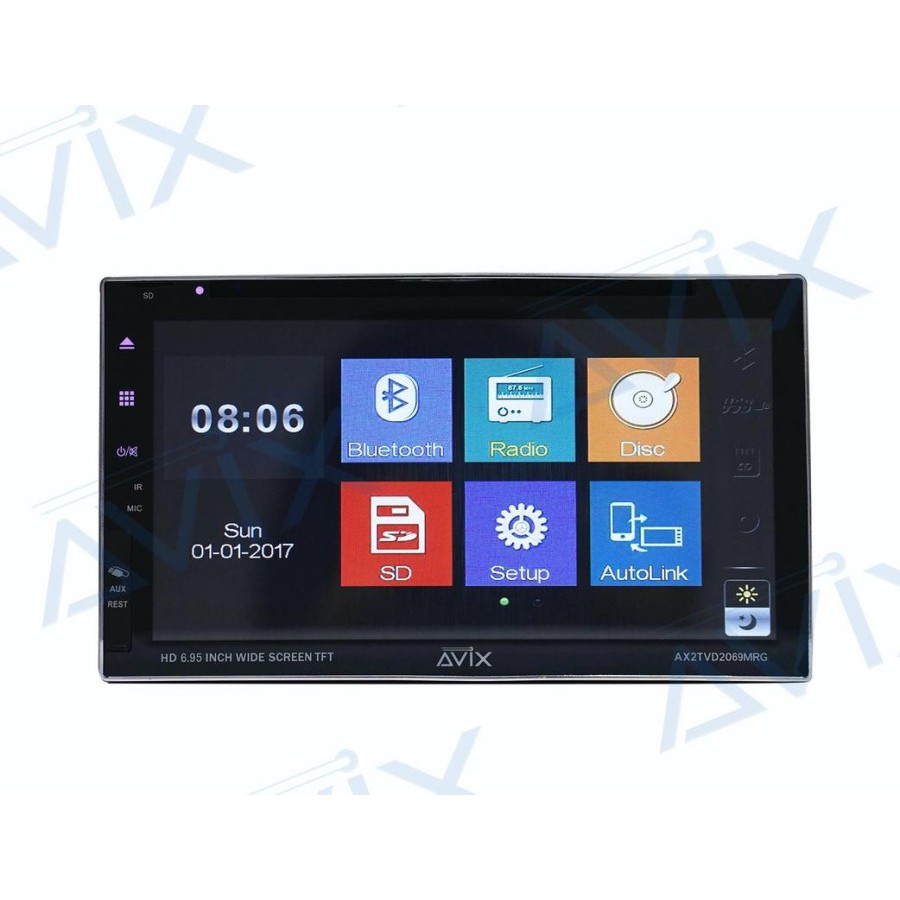 Head Unit Doubledin 7 inch AVIX MIRROR LINK GPS AX2TVD2069MRG Original & Garansi Resmi Avix