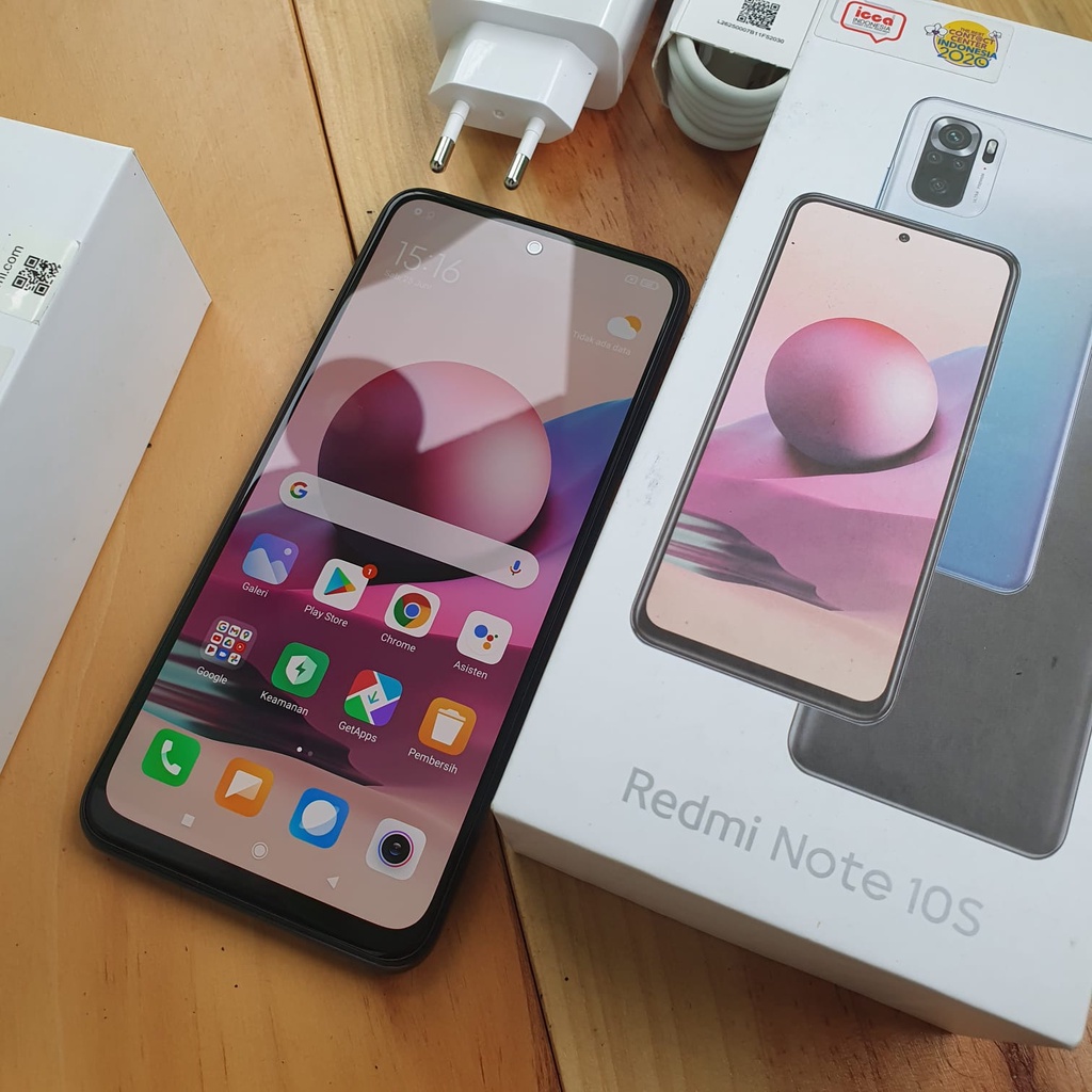 XIAOMI REDMI NOTE 10S SECOND 6/64GB 6/128GB 8/128GB HANDPHONE SECOND HP SEKEN HP BEKAS HP MURAH